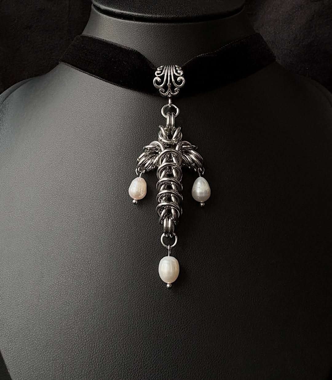 Velvet Cross Choker