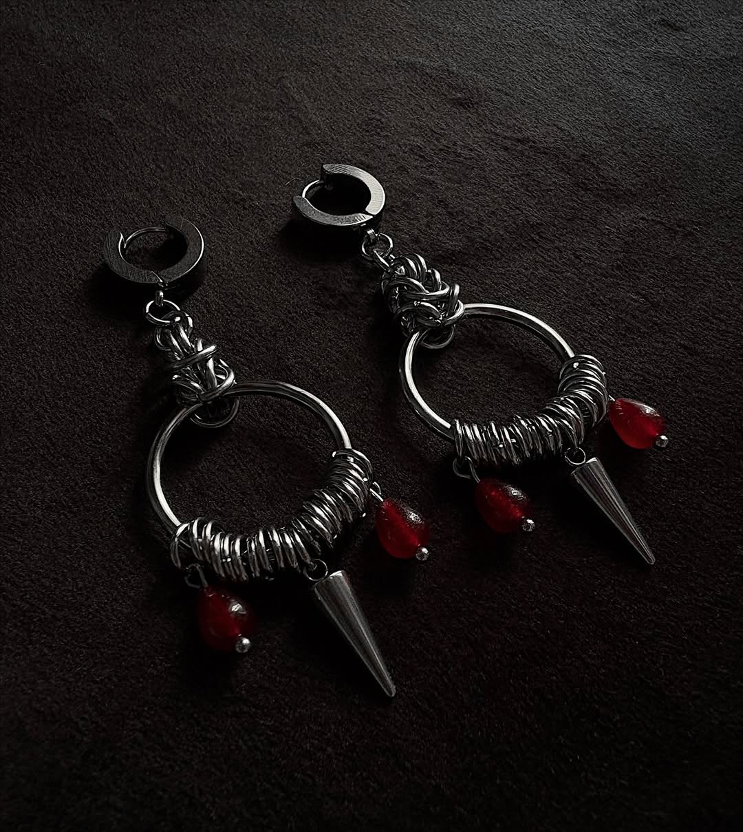 blood drops and spikes