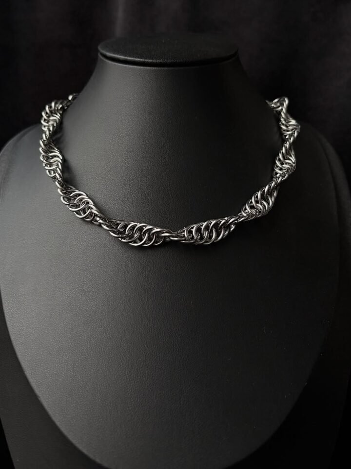 Unisex Spiral Necklace